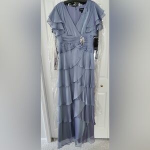 Adrianna Pappell blue mother of the bride dress